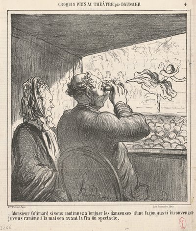 Mr. Colimard om du fortsätter... av Honoré Daumier