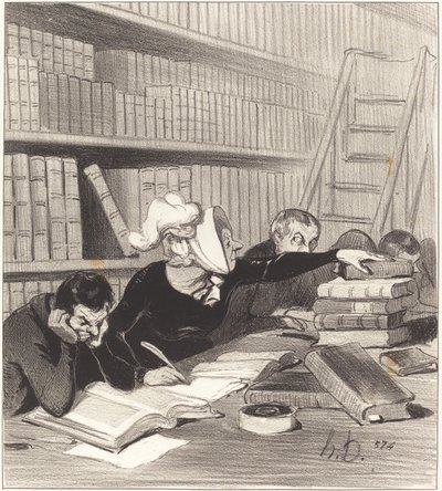 Sir, förlåt om jag stör dig lite... av Honoré Daumier