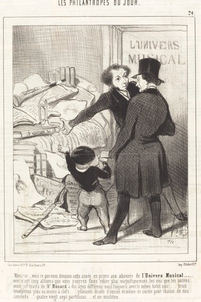 Sir...här är vad vi ger...som en bonus... av Honoré Daumier