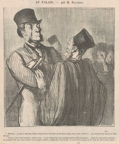 Mossieu ... jag är den maken på vars bekostnad av Honoré Daumier