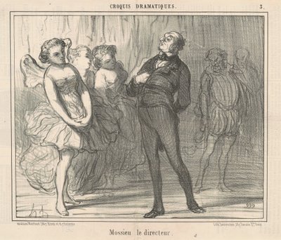 Direktören Mossieu av Honoré Daumier