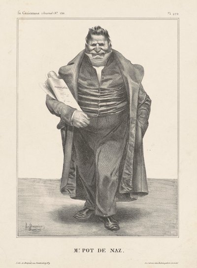 Herr Pot de Noz. av Honoré Daumier