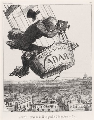Nadar lyfter fotografi till konstens höjd av Honoré Daumier