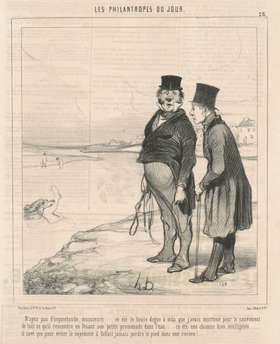 Var inte orolig... av Honoré Daumier