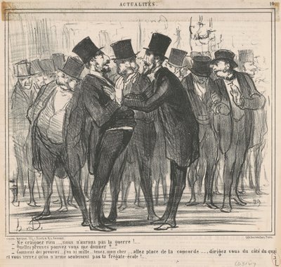 Var inte rädd för något ... av Honoré Daumier