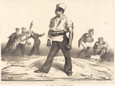 Bråka inte med det!! av Honoré Daumier