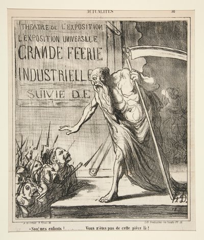 Nej! mina barn! av Honoré Daumier