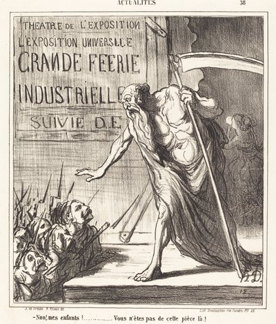 Nej... du är inte från det rummet! av Honoré Daumier