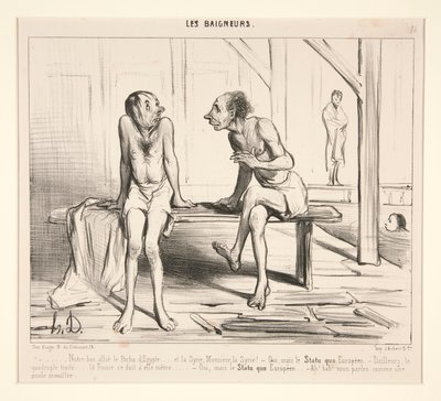 Vår goda allierade Pacha d av Honoré Daumier