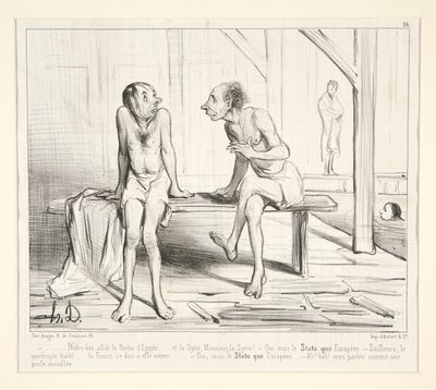 Vår goda allierade Pacha d av Honoré Daumier