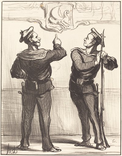 Vi skulle aldrig ha gissat... av Honoré Daumier