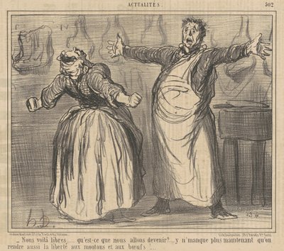 Vi är fria... av Honoré Daumier