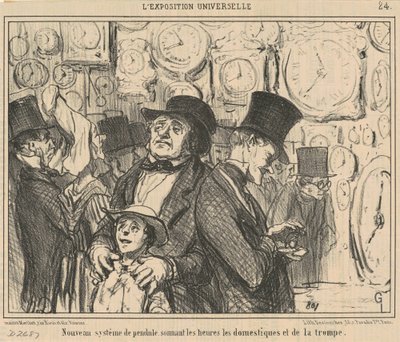 Nytt pendelsystem... av Honoré Daumier