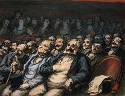 Orkesterplats, 1856-1858. av Honoré Daumier