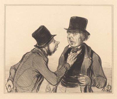 Ja sir, du är inte från Paris... av Honoré Daumier