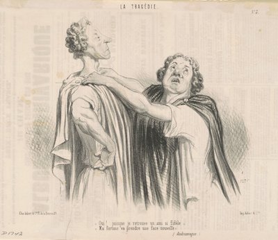 ja! Eftersom jag hittar en så trogen vän... av Honoré Daumier
