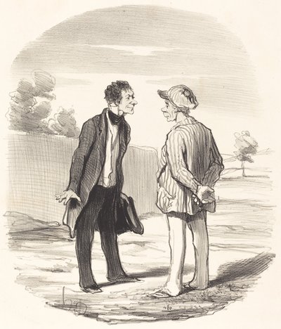 Ja, Monsieur Gimblet, ordningen kommer inte att... återställas... av Honoré Daumier