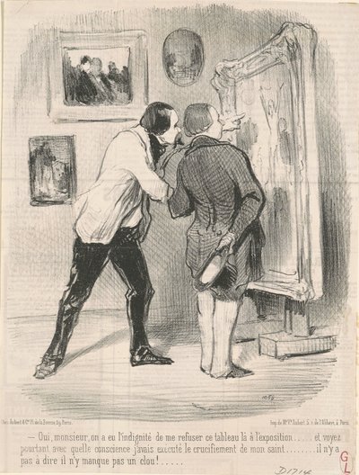 Ja... de hade indigniteten att vägra mig den här målningen... av Honoré Daumier