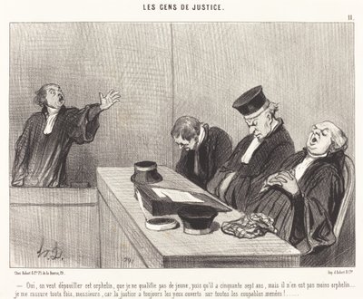 Ja, vi vill råna denna föräldralösa... av Honoré Daumier