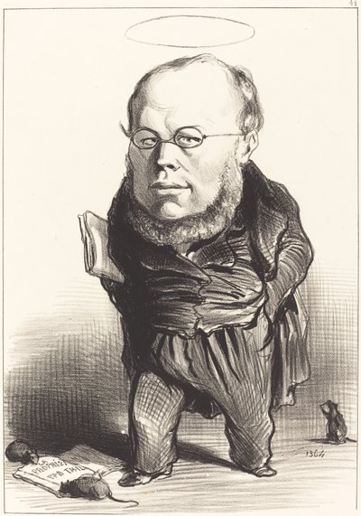 P.J. Proudhon av Honoré Daumier