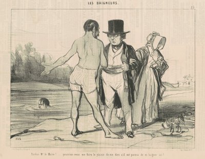 Ursäkta mig, herr borgmästare! ... kan du ... av Honoré Daumier
