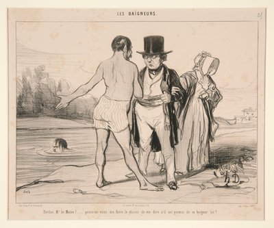 Ursäkta mig, herr borgmästare! av Honoré Daumier