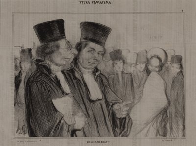 Parisiska typer, nr. 4: Gammal skurk! av Honoré Daumier