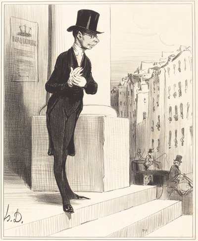 picknick av Honoré Daumier