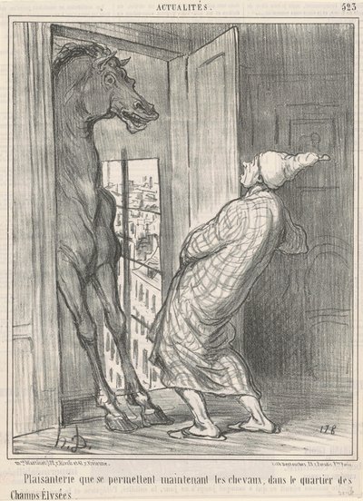 Skämt som tillåter varandra... av Honoré Daumier