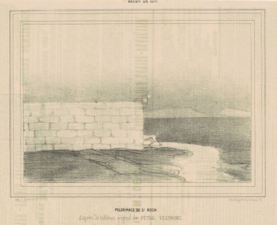 St Roch pilgrimsfärd av Honoré Daumier