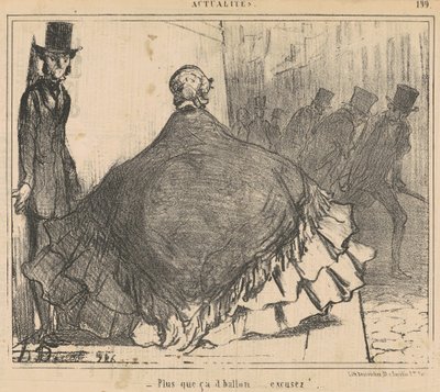 Mer än den bollen... Ursäkta! ... av Honoré Daumier