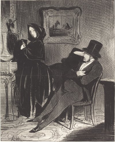 Oftare än jag kör dig... till balen... av Honoré Daumier