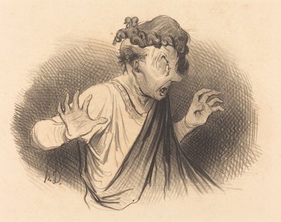 Vem är dessa ormar för... av Honoré Daumier