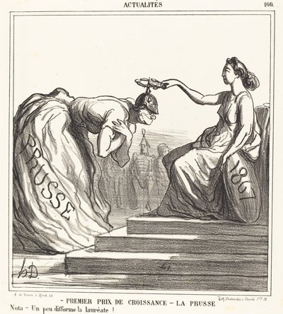 Första pris för tillväxt - Preussen av Honoré Daumier