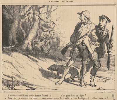 Vad i hela friden kan det finnas i det snåret? ... av Honoré Daumier