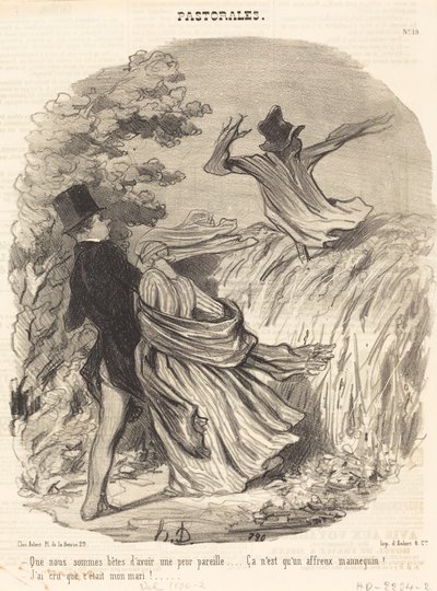 Hur dumma vi är som har en sådan rädsla... av Honoré Daumier