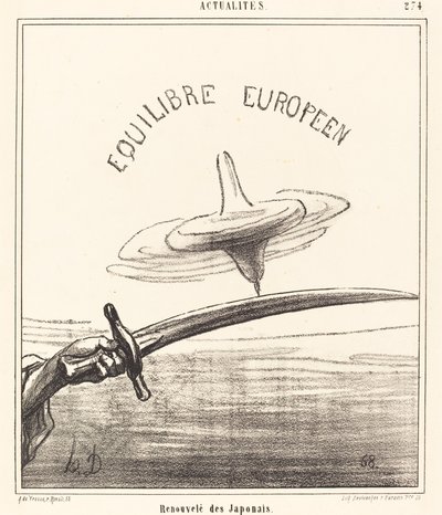 Förnyad från japanskan av Honoré Daumier