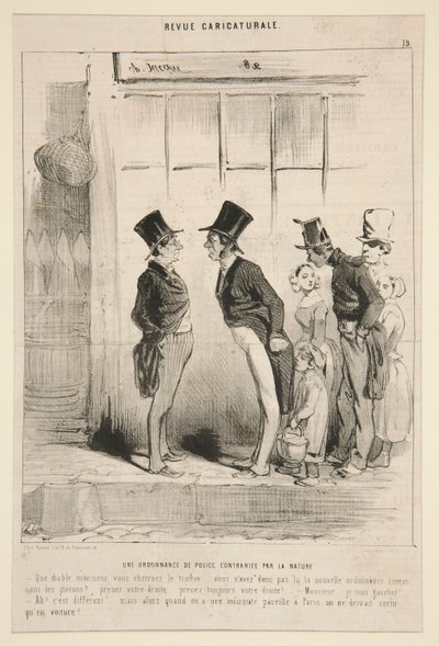 Robert Macaire chef för av Honoré Daumier