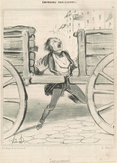 Beslag av Honoré Daumier