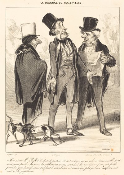 Utan tvekan har Mr. Riflot rätt... av Honoré Daumier
