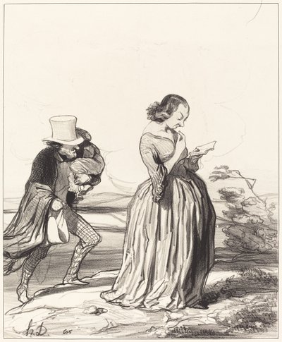 Saperlotte!... att jag skulle vilja... att min fru hade slutat... av Honoré Daumier