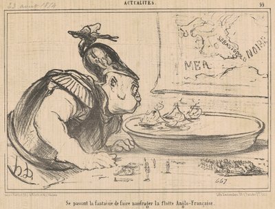 Att föra fantasin om att förstöra vidare... av Honoré Daumier