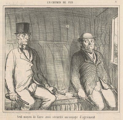 Enda sättet att göra det säkert av Honoré Daumier