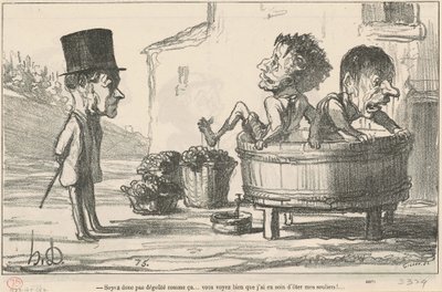 Så var inte äcklad så... av Honoré Daumier