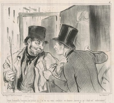 Vila lugnt borgerligt, vi vet av Honoré Daumier