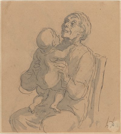 Mormor av Honoré Daumier