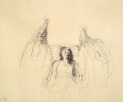 Den imaginära ogiltiga av Honoré Daumier