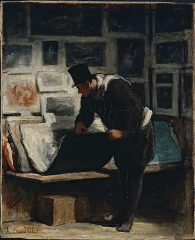 Trycksamlaren av Honoré Daumier