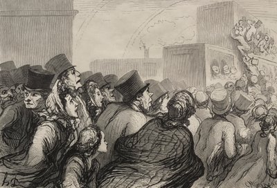 Järnvägen: Söndagsutflykten av Honoré Daumier