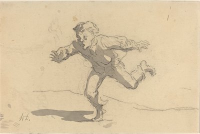 Den unga kuriren av Honoré Daumier